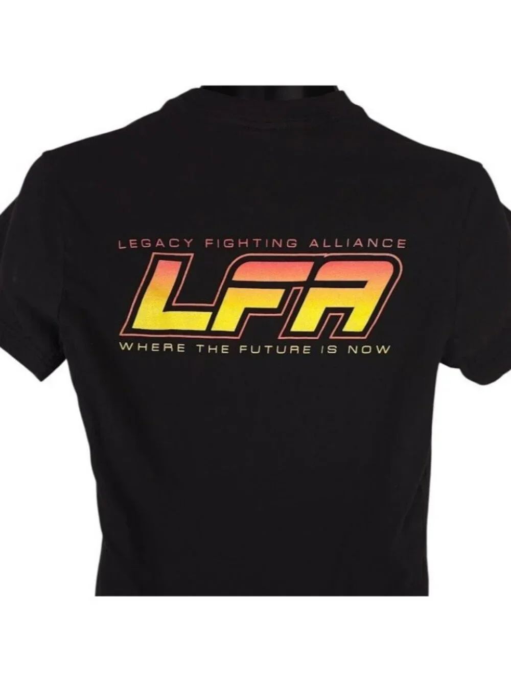 LFA T Shirt Mens Size Small Black Legacy Fighting Alliance Ombre MMA